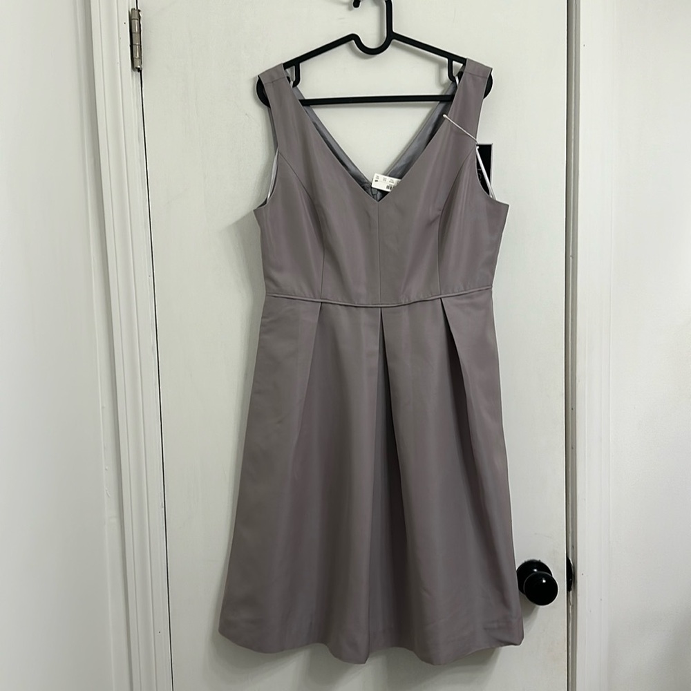 NWT JCrew A1450 Wedding and Party Dress in Gray, Size 10